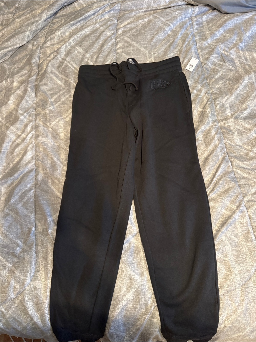 GAP Men's Black Logo Fleece Joggers